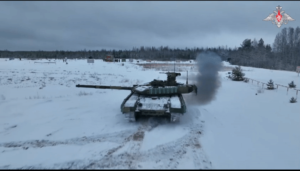 View - 	Hội chứng quay tròn tháp pháo của xe tăng T90M khi trúng đạn