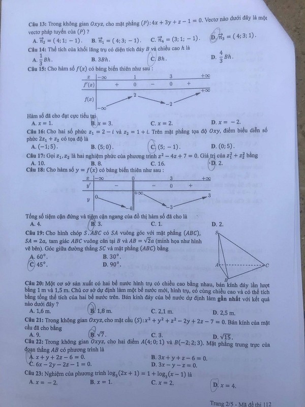 Dap an cac ma de thi mon Toan THPT quoc gia 2019-Hinh-59