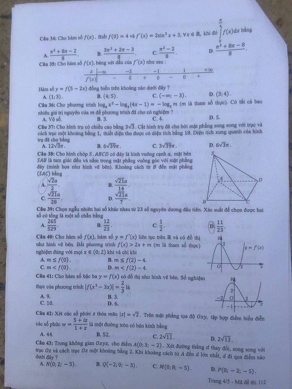 Dap an cac ma de thi mon Toan THPT quoc gia 2019-Hinh-61
