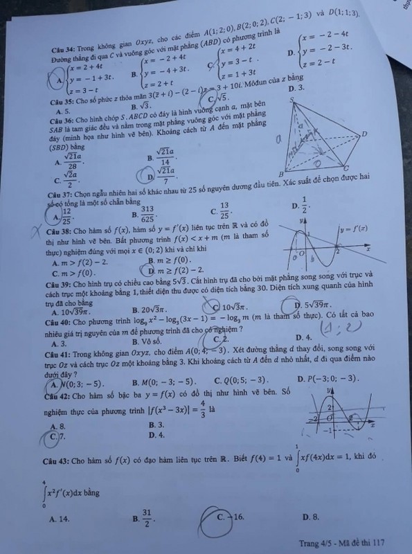 Dap an cac ma de thi mon Toan THPT quoc gia 2019-Hinh-85