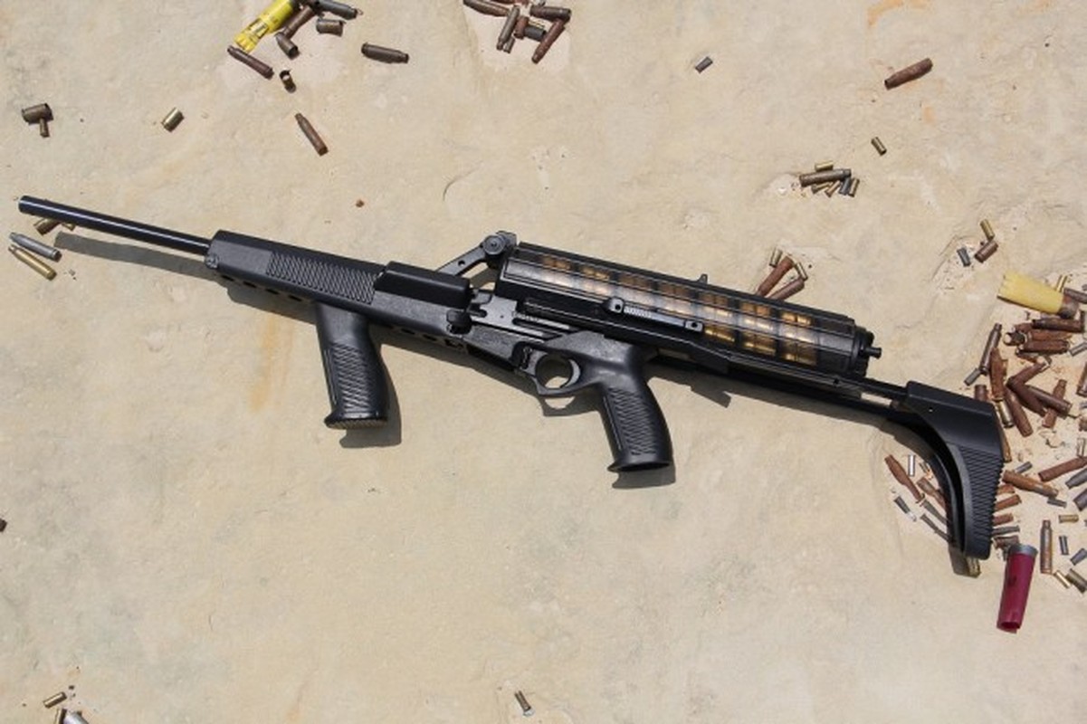 Calico M950 khau tieu lien co hop tiep dan 