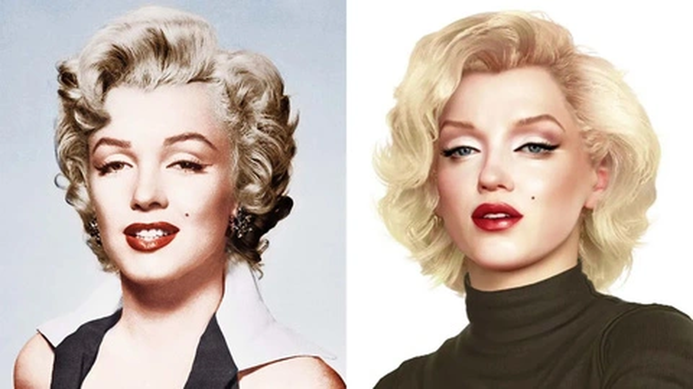 Dung AI 'tai sinh' nu minh tinh Marilyn Monroe, ket qua gay bat ngo