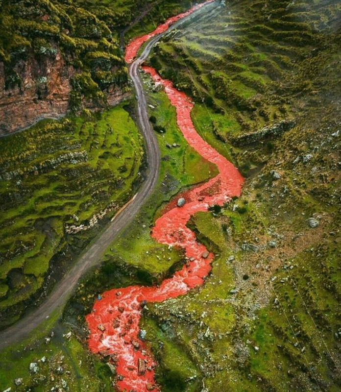 Dong song do ruc o Peru, chi doi mau vao mua mua