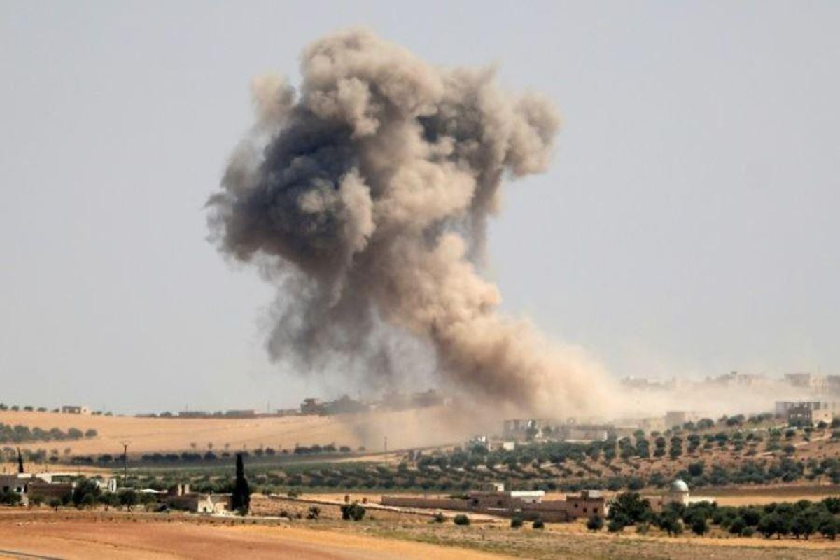 Chien dau co Su-34 Nga doi bom, nua tinh Idlib chim trong bien lua-Hinh-8