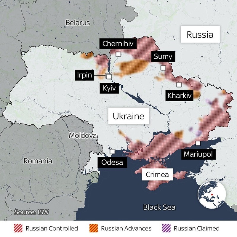 Xung dot Nga - Ukraine ngay thu 15: Nga sap khep chat vong vay?