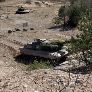 Xe tang Leopard 2 Duc bat luc truoc con doc 30 do!-Hinh-2