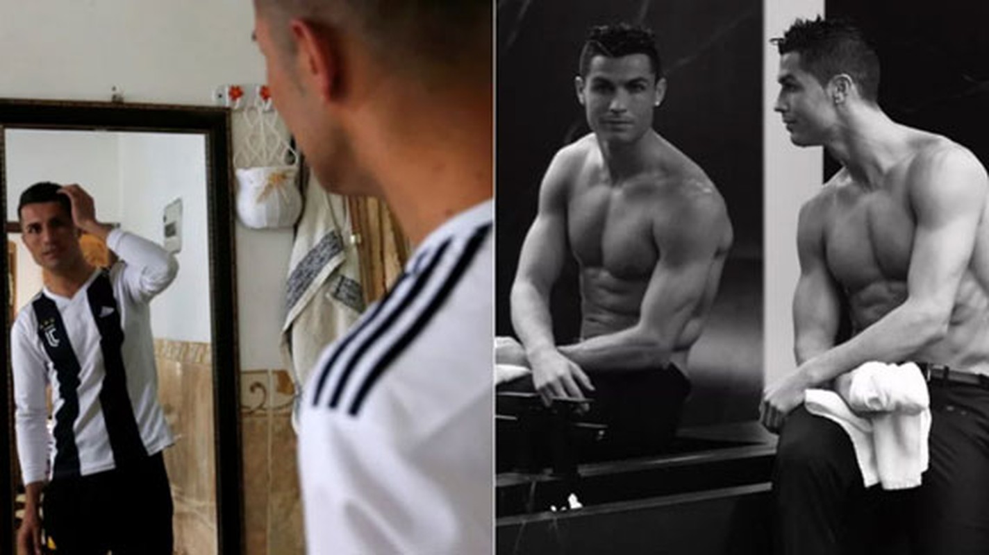 Anh chang tho xay gay sot vi giong Ronaldo nhu 2 giot nuoc