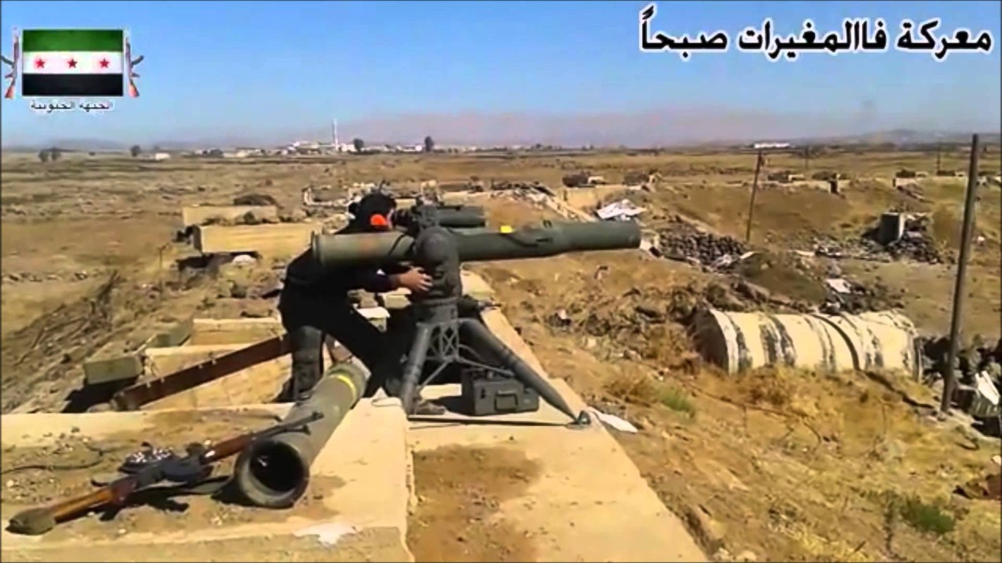 Rung manh canh phien quan Syria ban ten lua TOW-Hinh-5