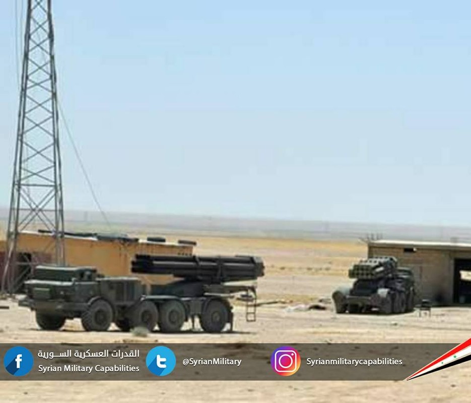 Quan doi Syria mang BM-27 Uranga ra ban IS o Deir Ezzor-Hinh-3