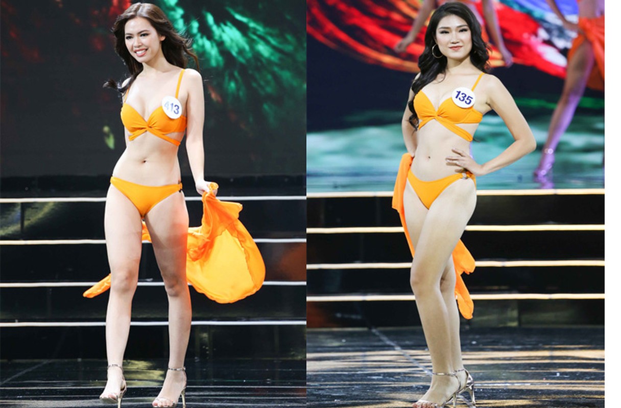 Thi sinh Hoa hau Hoan vu VN nuot na voi bikini trong ban ket-Hinh-2