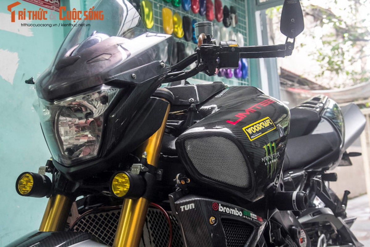 Xe moto Suzuki B-King &quot;do khung&quot; cua dan choi Sai Gon-Hinh-3