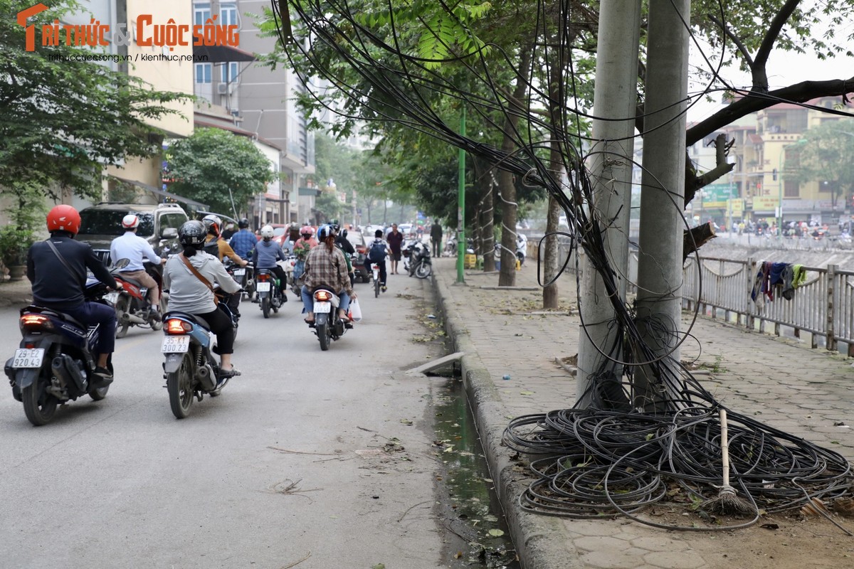 Ha Noi: Bat an nhung bui day dien, cap vien thong chang chit tren pho-Hinh-5