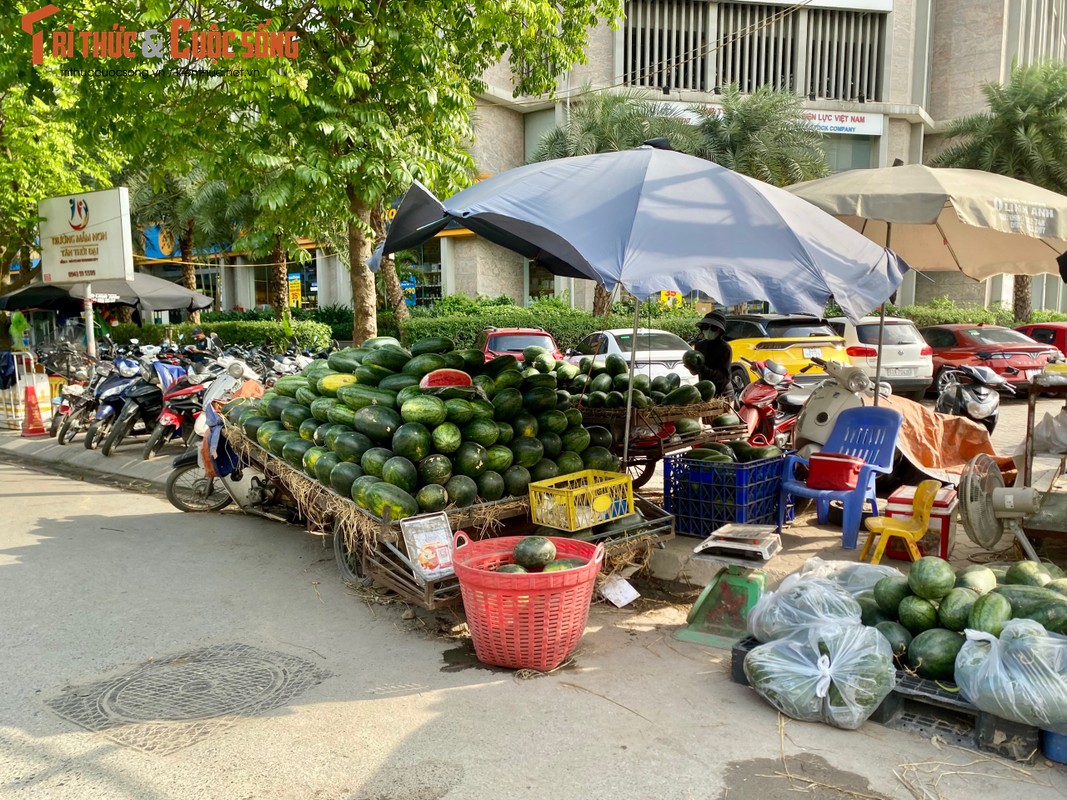 Ha Noi: Muon kieu lan chiem long duong, via he tren duong Nguyen Xien-Hinh-9