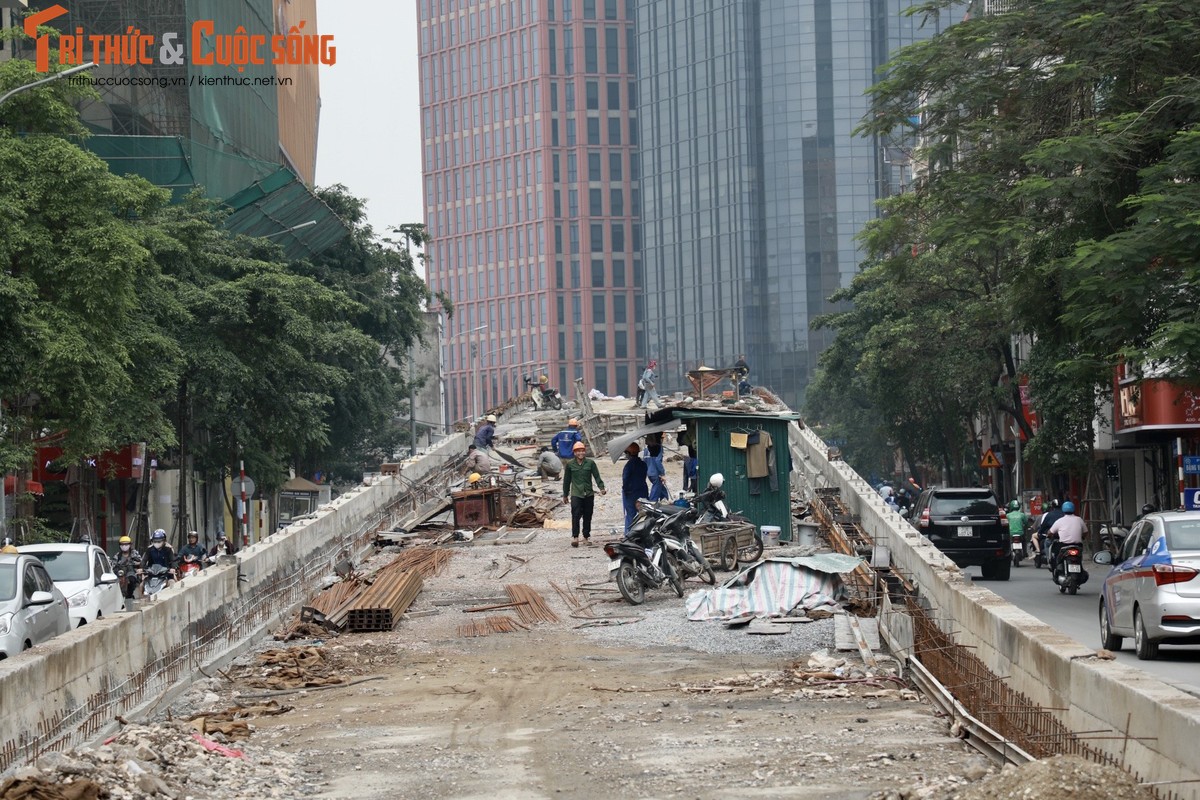 Ha Noi: Cau vuot nut giao Chua Boc - Pham Ngoc Thach truoc ngay thong xe-Hinh-3