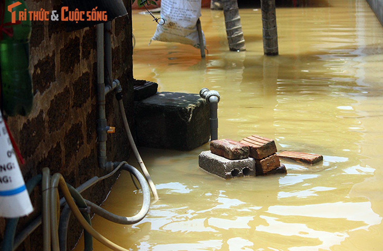 Ha Noi ngap lut: Sang 23/7, nha cua van chim trong bien nuoc-Hinh-13