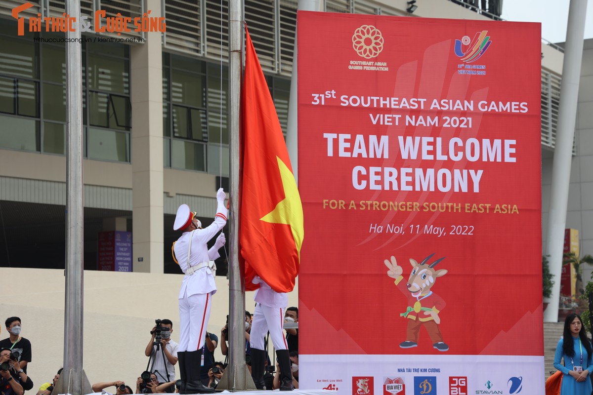 Le thuong co doan the thao du SEA Games 31: Long trong, trang nghiem-Hinh-8