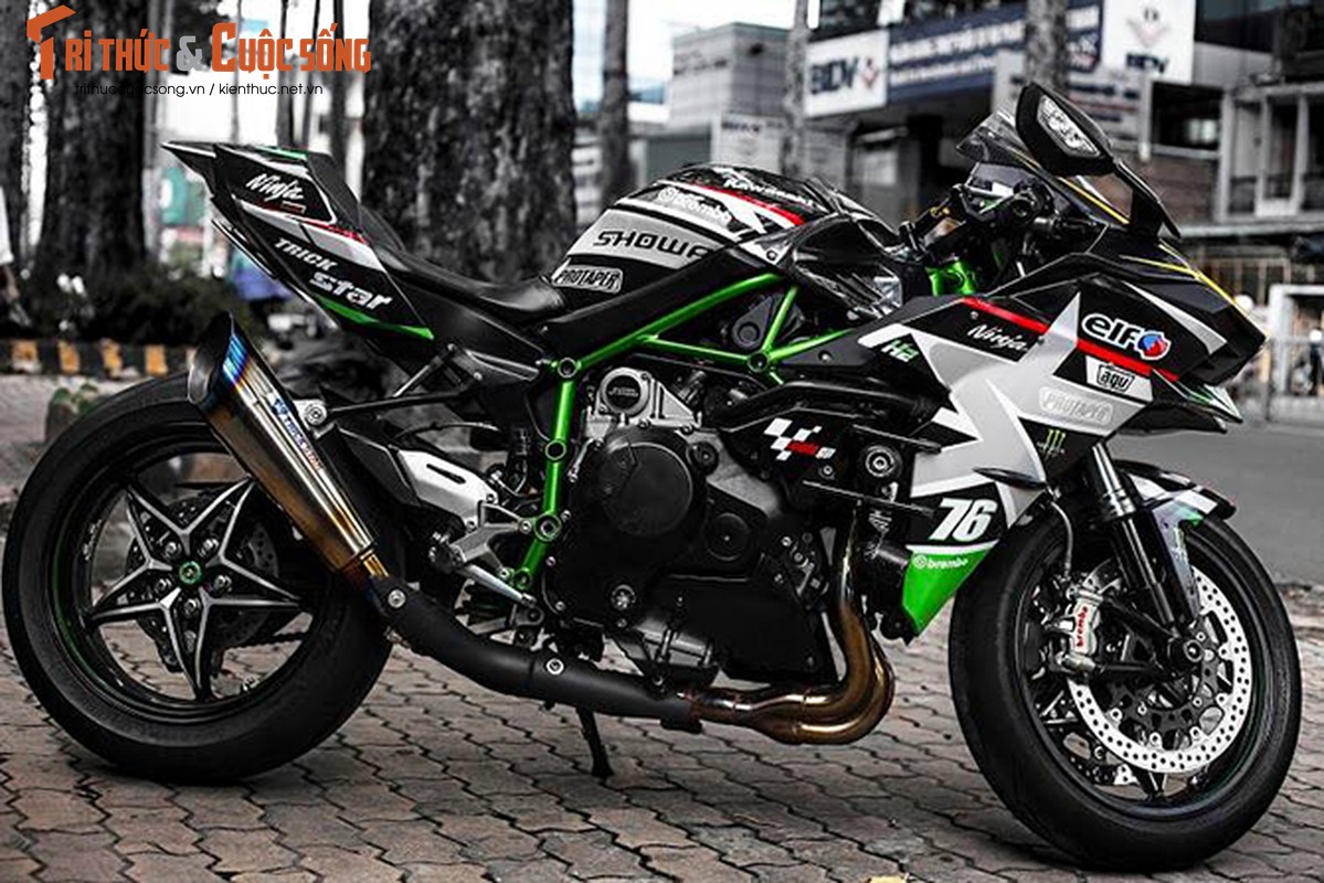 Sieu moto Kawasaki H2 gia hon 1 ty, do khung tai Sai Gon-Hinh-2