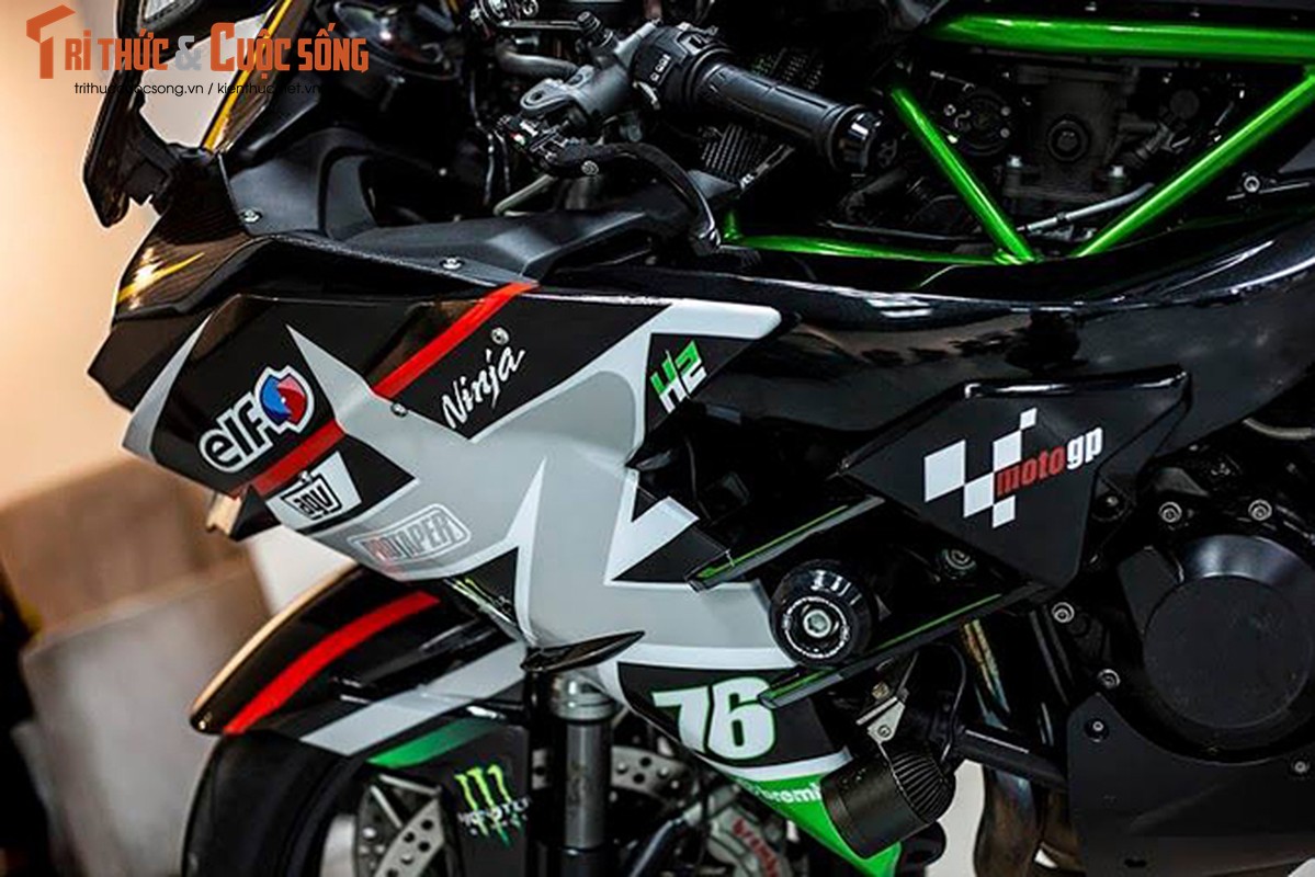 Sieu moto tien ty Kawasaki H2 do 