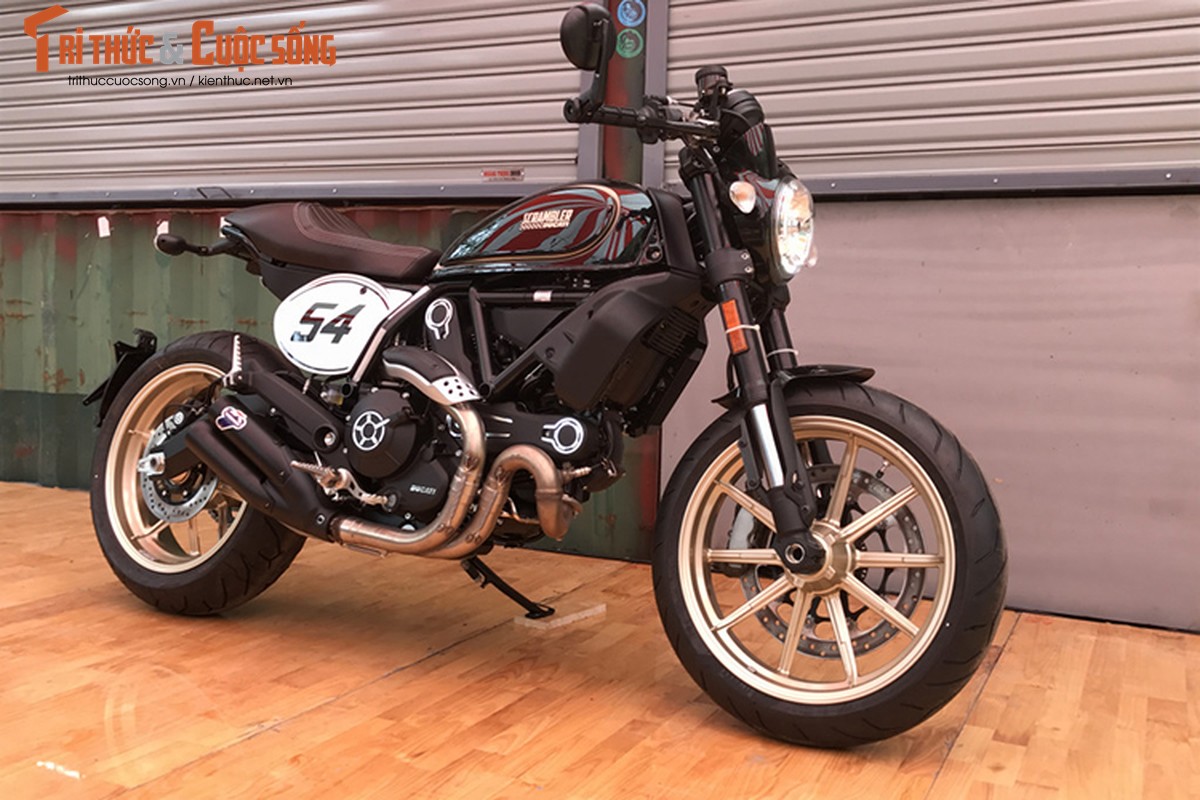 Sieu pham Ducati Scrambler Cafe Racer dat chan den VN