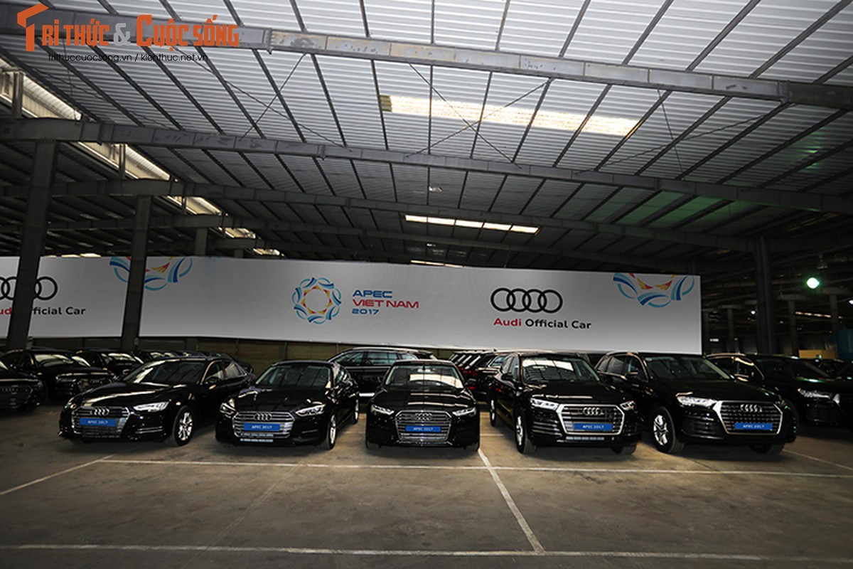 Gan 200 xe sang Audi Apec 2017 cap ben Viet Nam