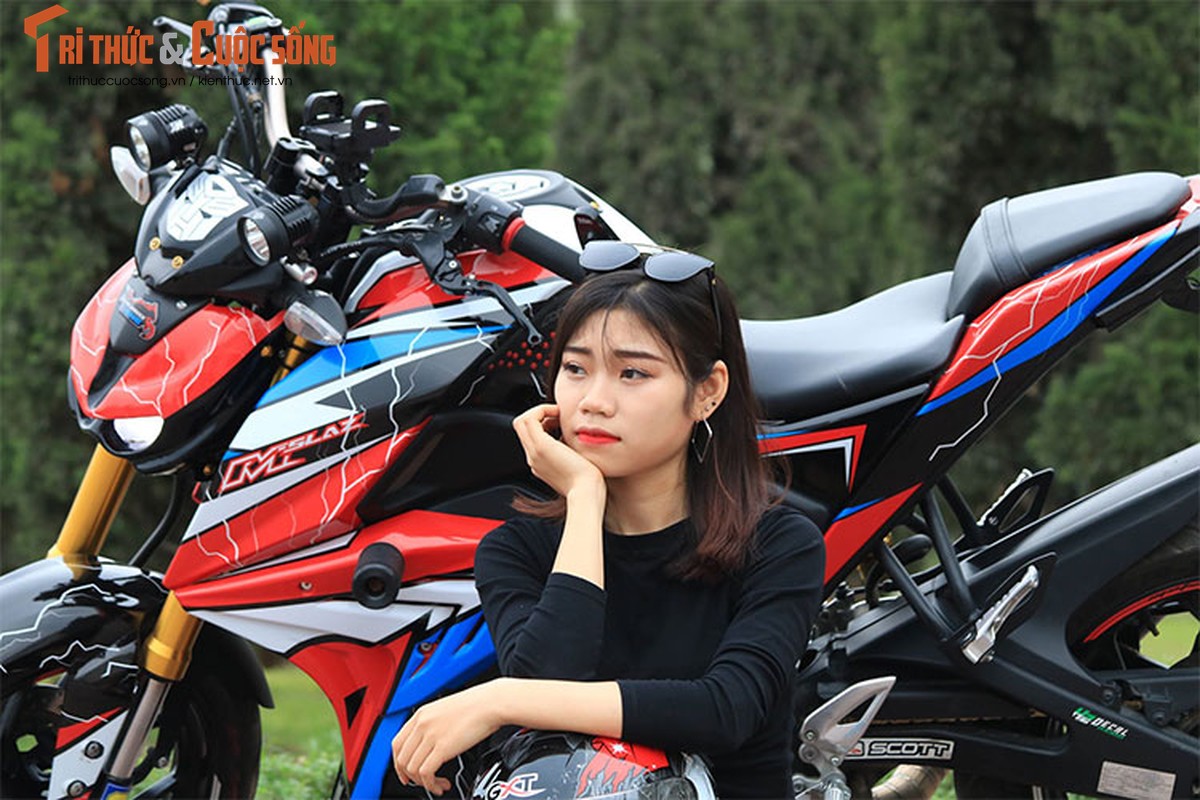 “Chan ngan” Viet do dang Yamaha TFX 150 do Kawasaki Z1000-Hinh-6