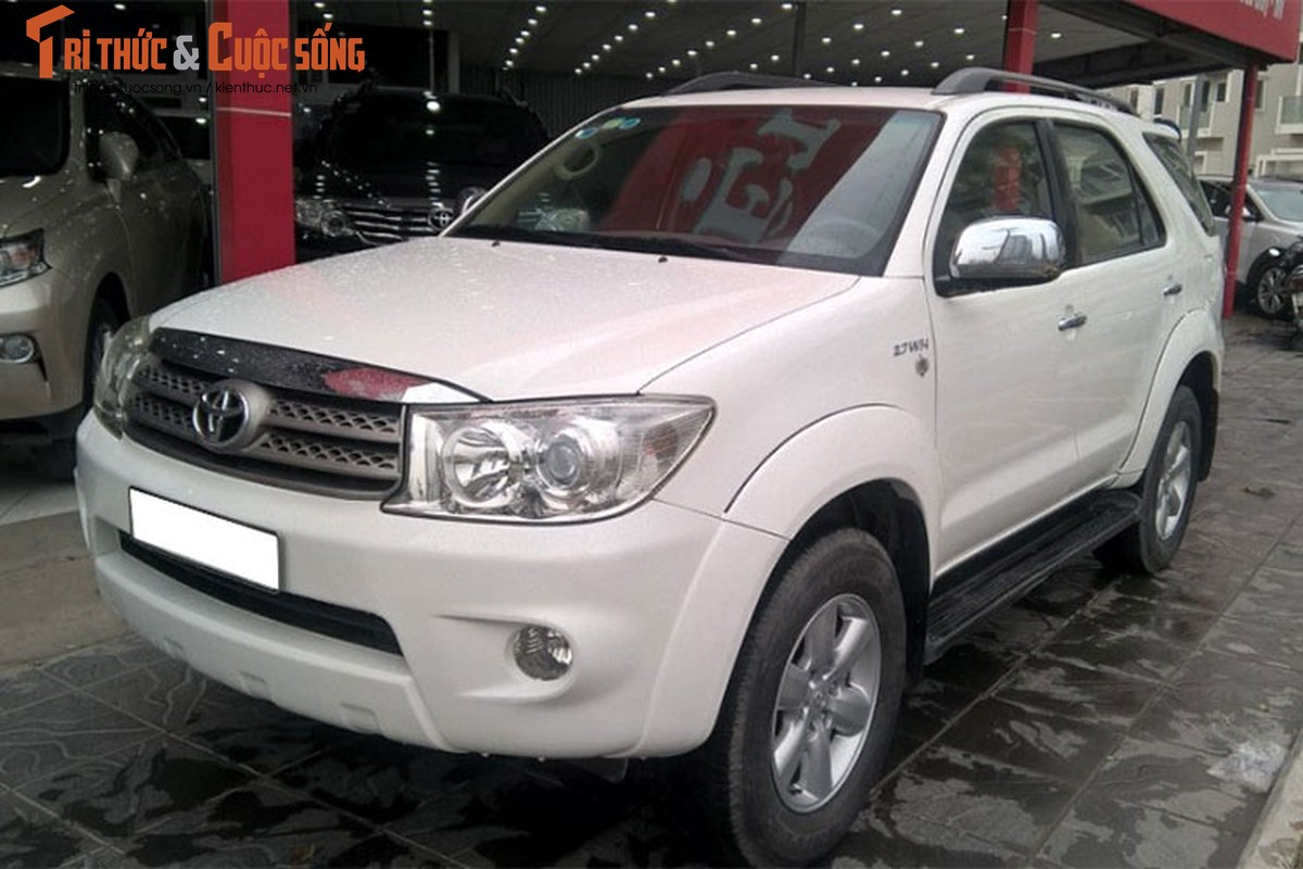 Dung chan, Toyota Fortuner 2010 van thet gia 655 trieu o Ha Noi