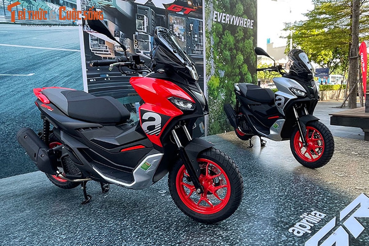 Aprilia SR GT gan 100 trieu tai Viet Nam, 