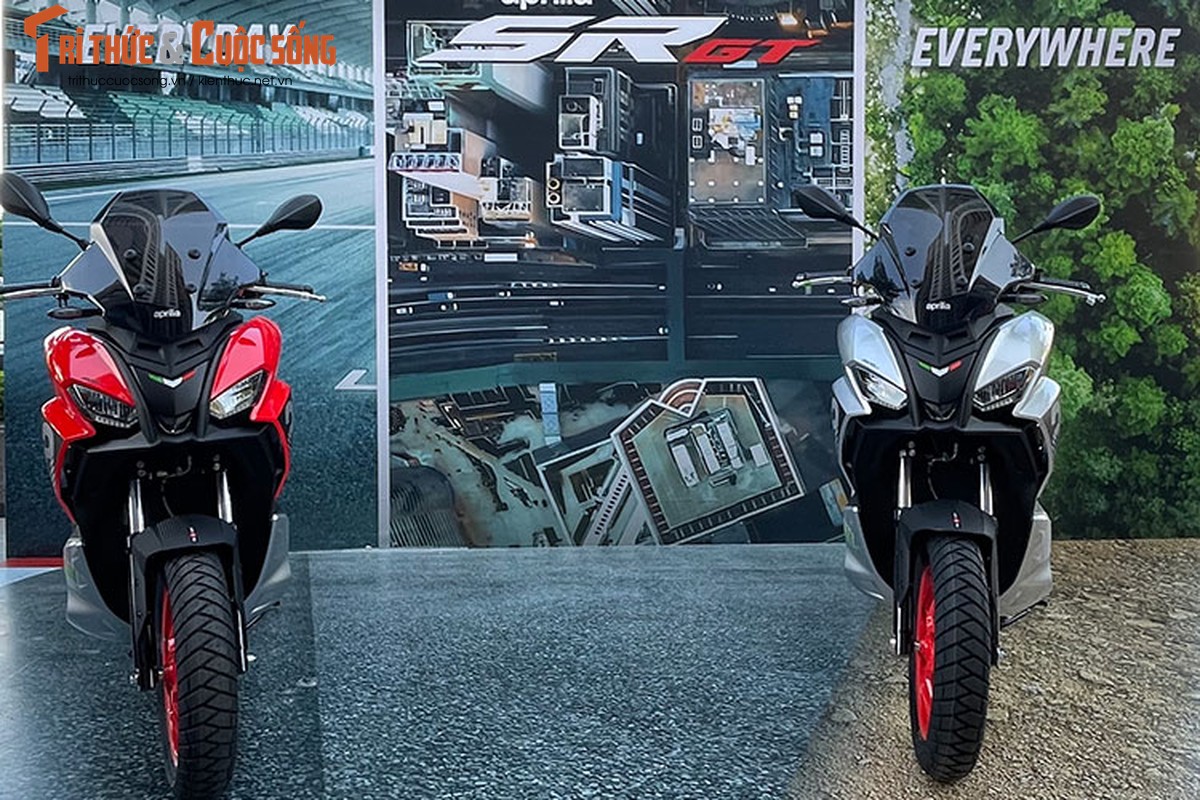 Aprilia SR GT gan 100 trieu tai Viet Nam, 