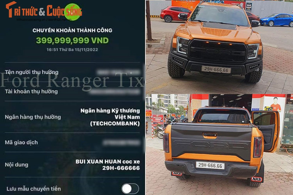 Huan hoa hong thoi gia Ford Ranger bien 