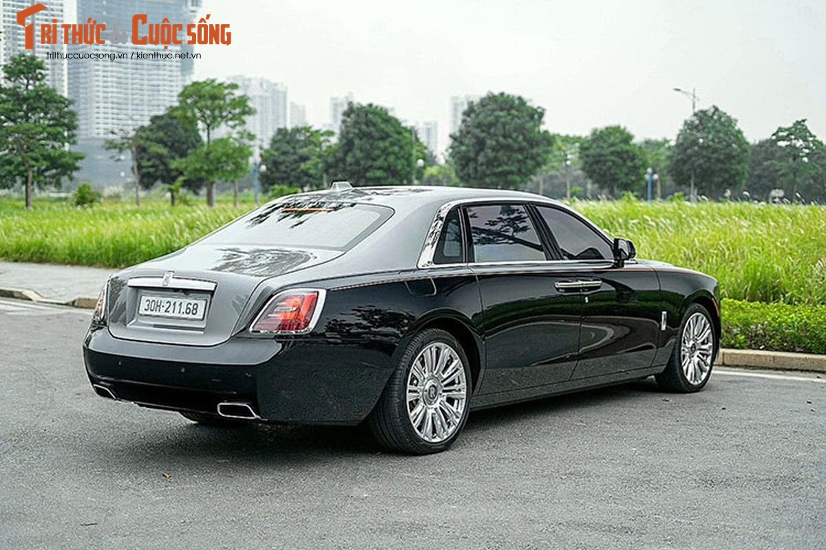 Rolls-Royce Ghost 2022 moi chay 688km, dai gia Ha Noi ban 39,9 ty-Hinh-2