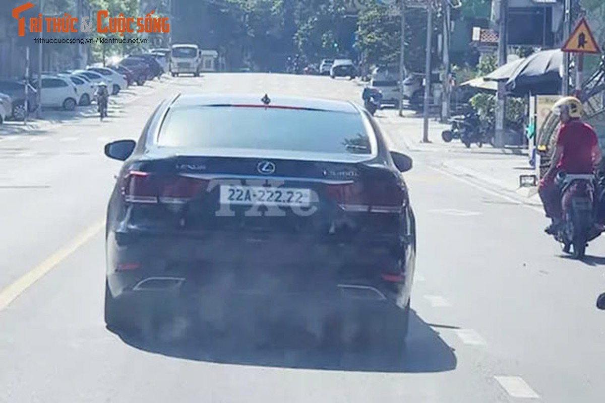 View - 	Lexus LS460L gắn biển 22A-222.22 khủng nhất Tuyên Quang hơn 5 tỷ