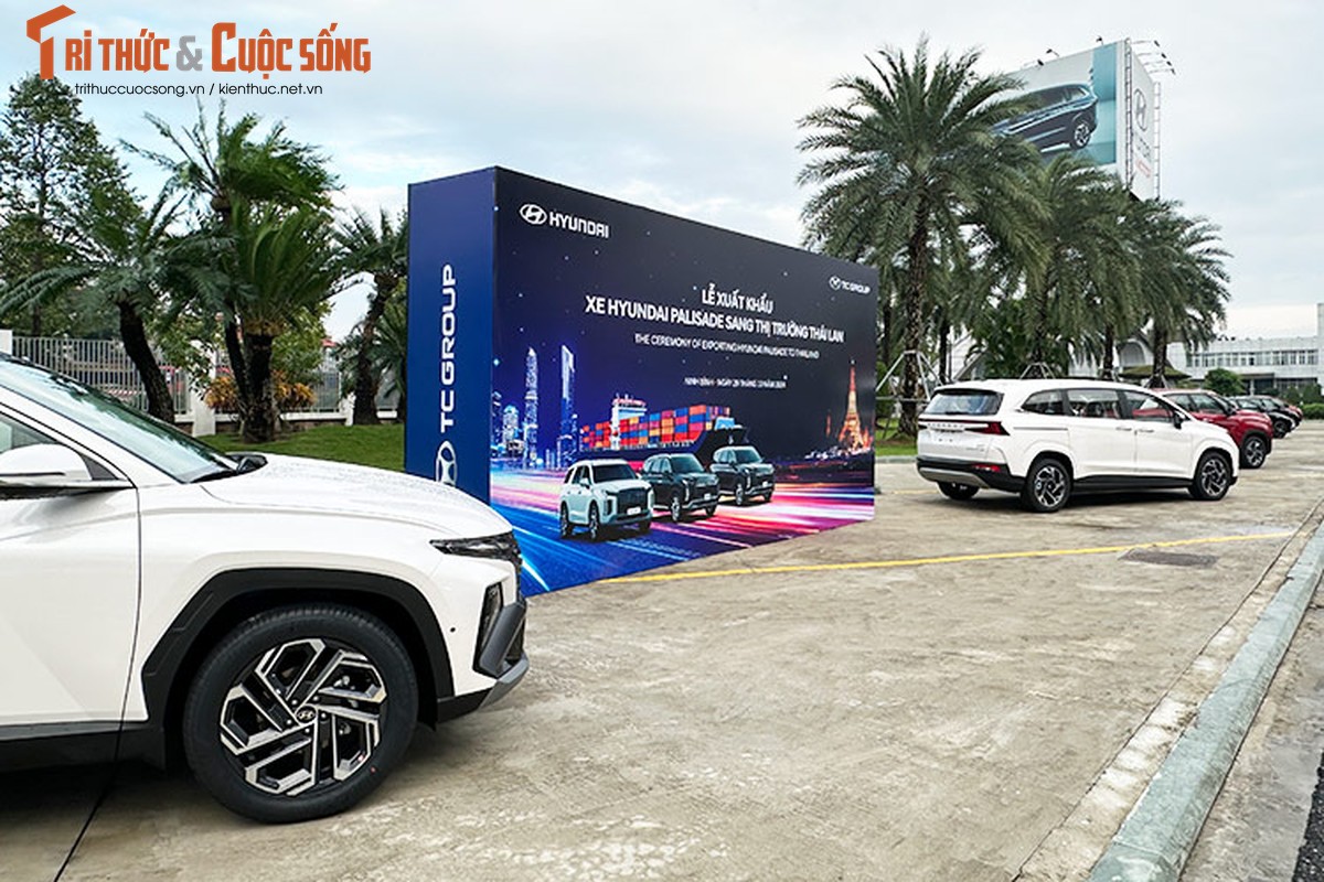 Can canh dan Hyundai Palisade lap rap Viet Nam xuat khau Thai Lan-Hinh-7