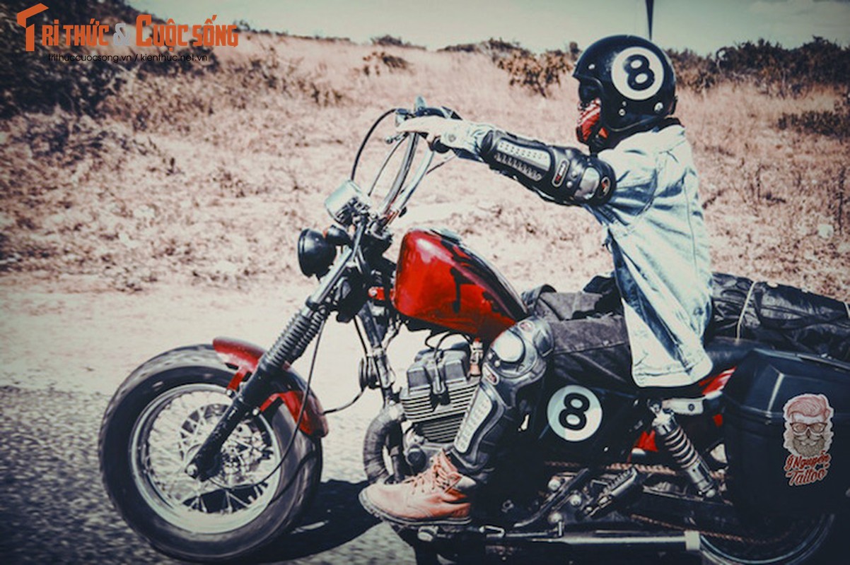Honda CB250 Nighthawk do bobber cuc “chat” cua biker Viet-Hinh-2