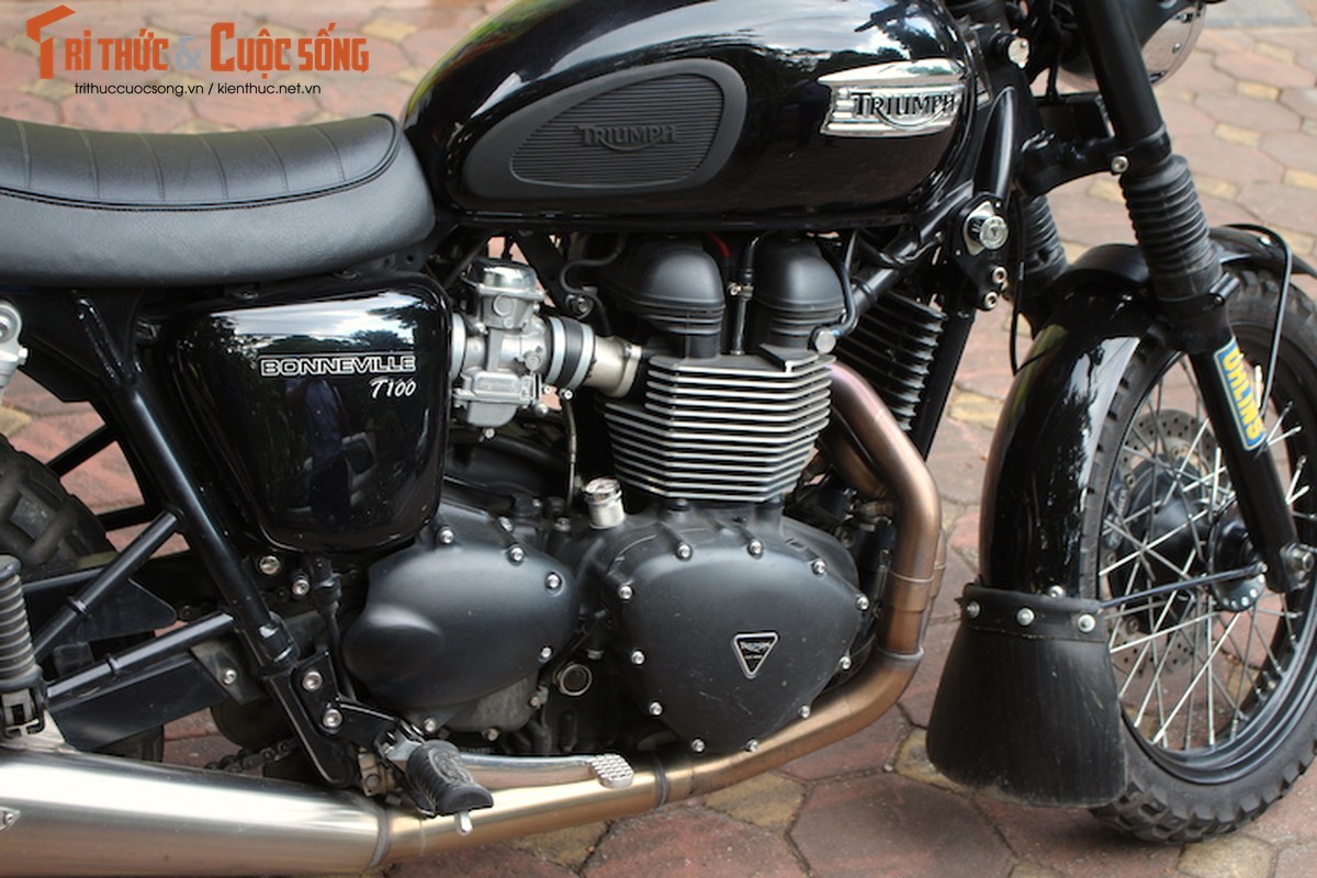 Triumph Bonneville do do choi 