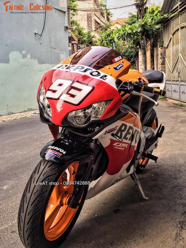 Tho Viet “bien hinh” Honda 250 thanh sieu moto 1000cc hang khung-Hinh-8