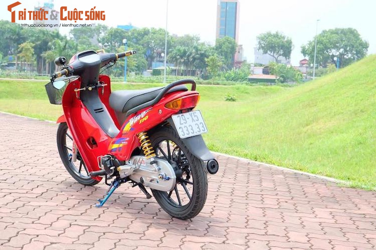 Honda Wave Thai “do co” do kieng, bien doc tai Ha Noi-Hinh-9