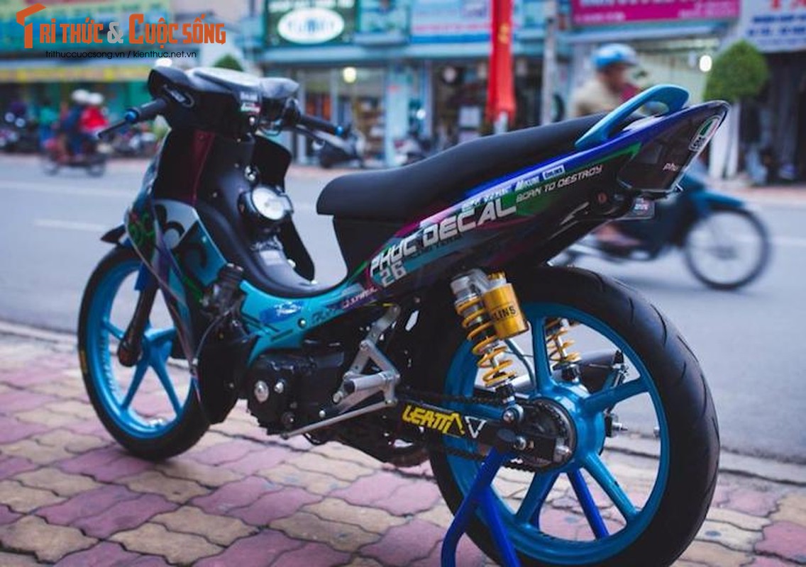 Biker Viet do Yamaha Jupiter thanh xe dua “cuc khung