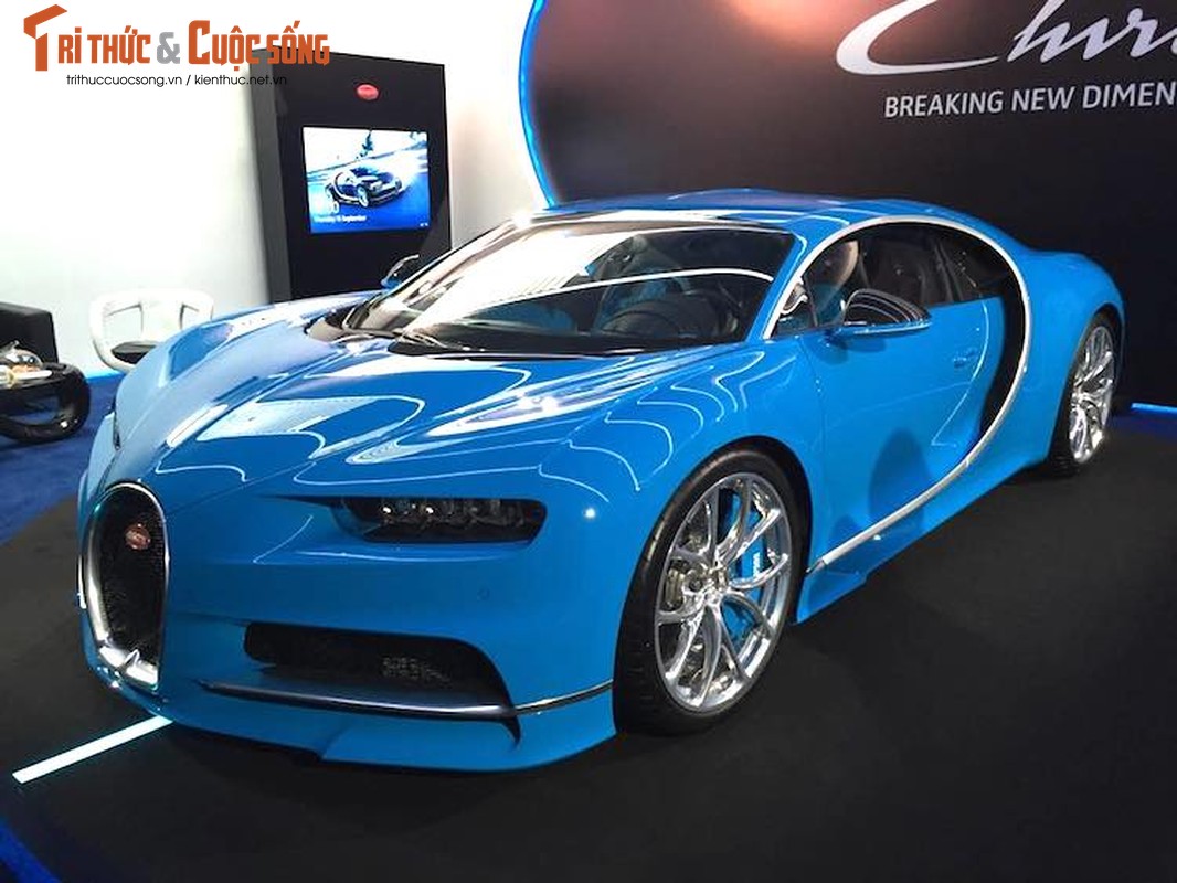 “Tan vuong toc do” Bugatti Chiron hon 60 ty tai Chau A