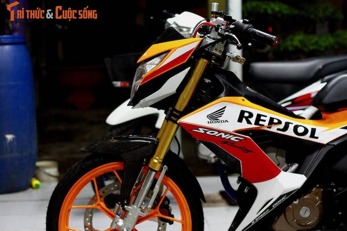 Honda Sonic 150R manh me voi do choi “xin“ tai Bien Hoa-Hinh-3