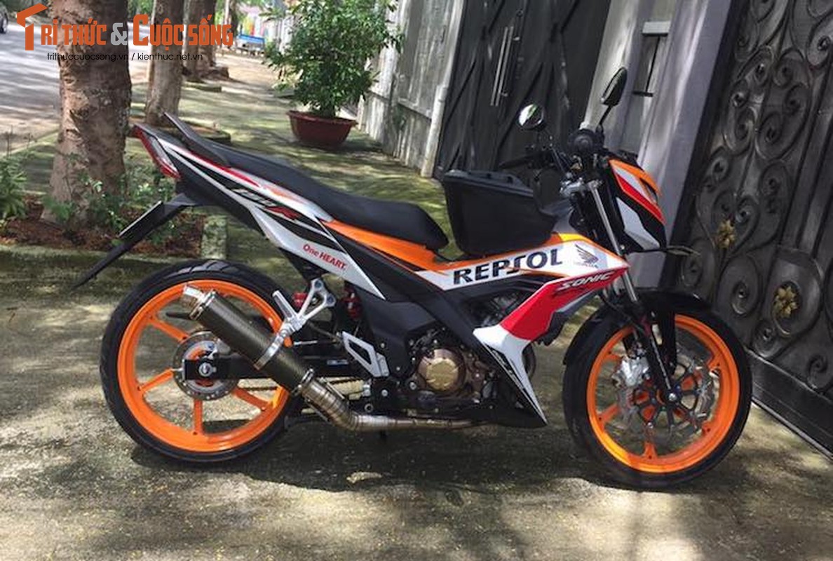 Honda Sonic 150R do “dan chan” doc nhat Viet Nam