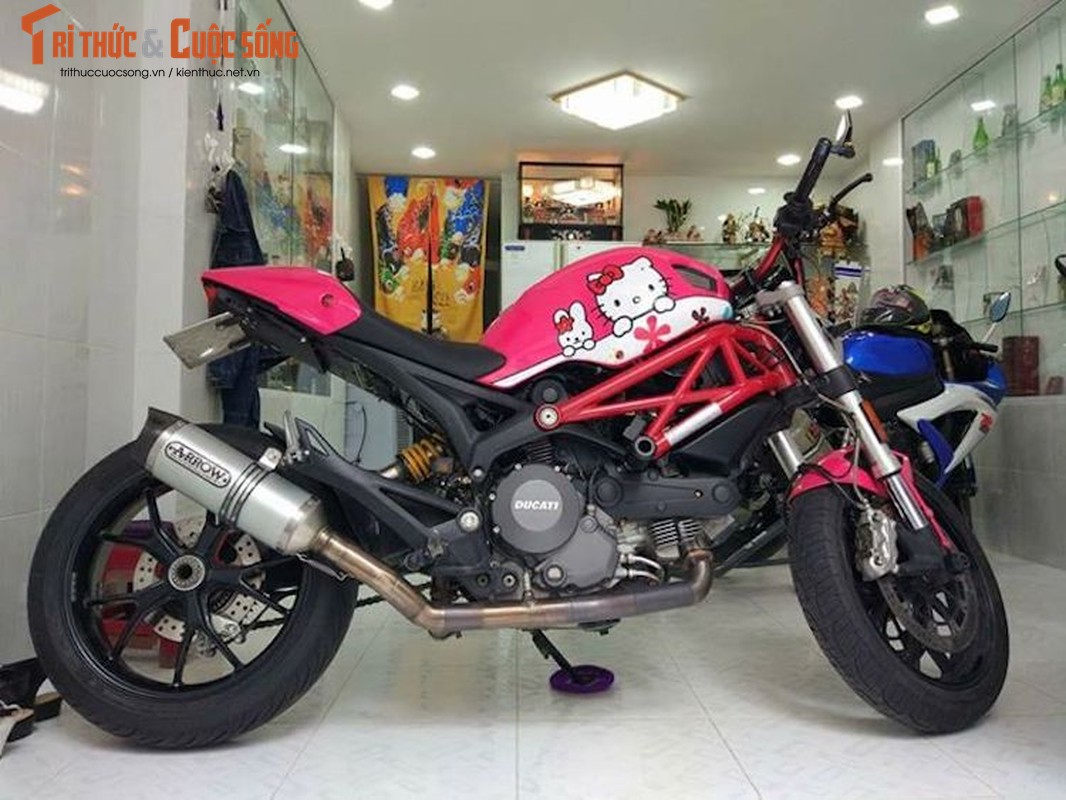 Ducati Monster 796 do Hello Kitty “sieu cute” tai Viet Nam-Hinh-2