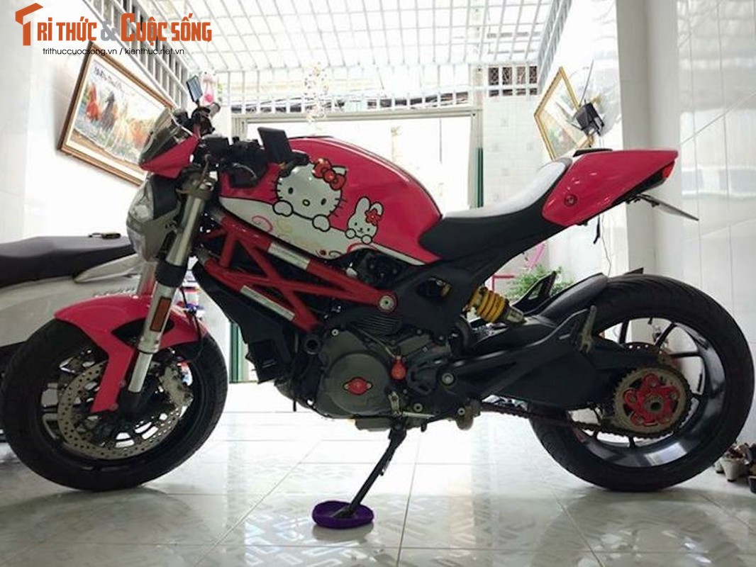 Ducati Monster 796 do Hello Kitty “sieu cute” tai Viet Nam-Hinh-5