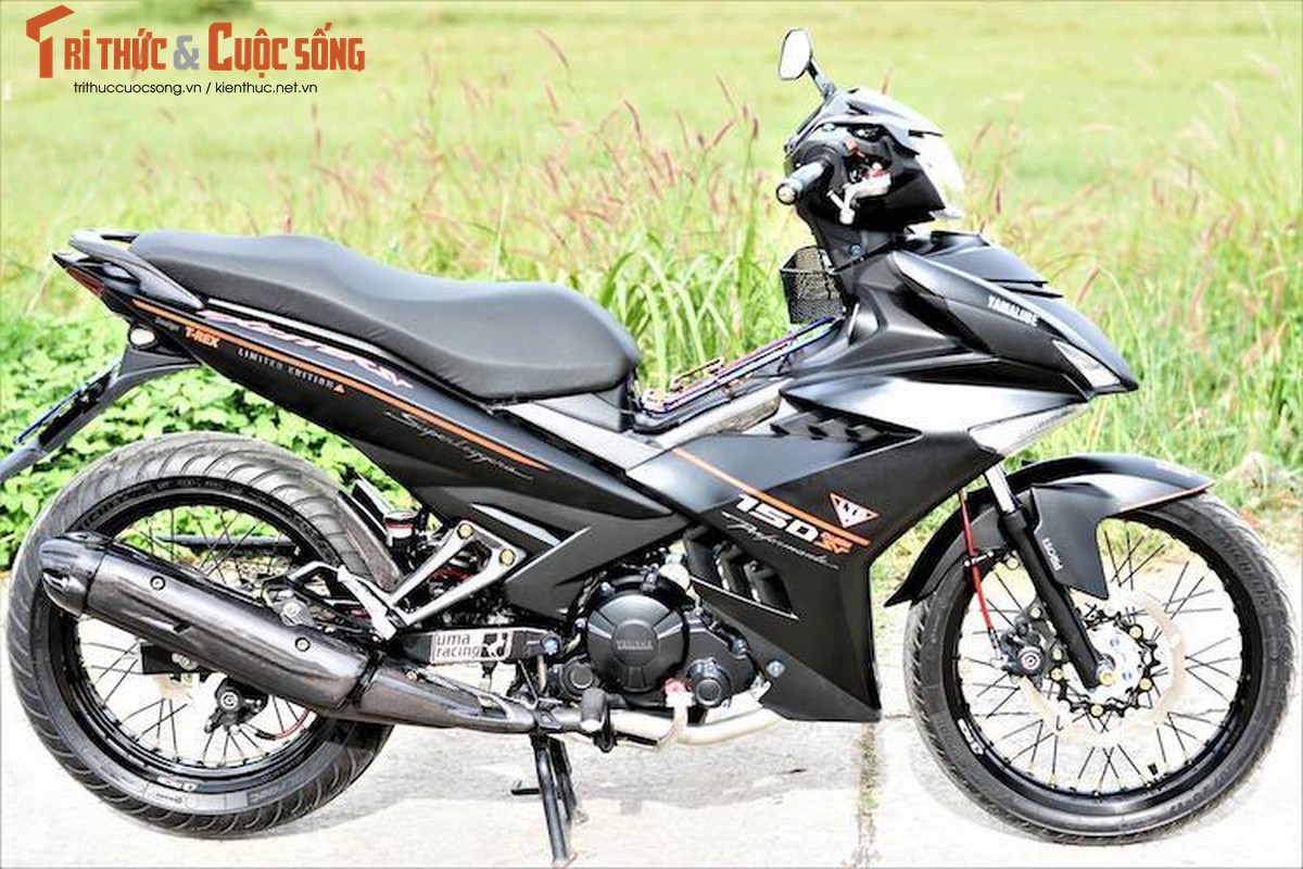 Yamaha Exciter 150 Matte Black do kieng “sieu ngau“-Hinh-8