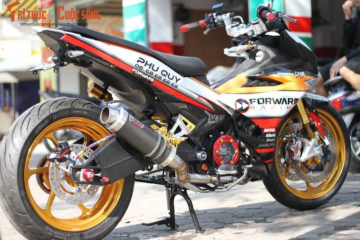Yamaha Exciter 150 do “mong to” sieu khung o Ha Noi-Hinh-11