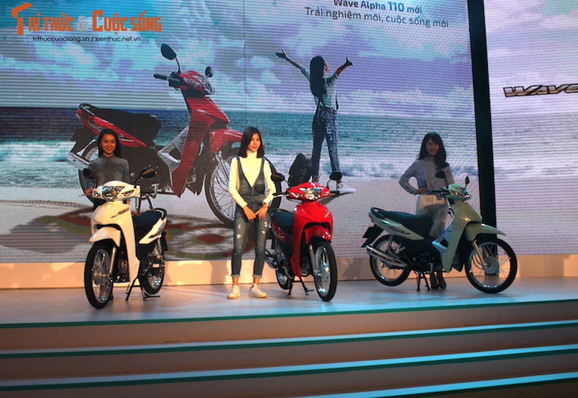 Honda Wave Alpha 110 moi chao gia 17,79 trieu tai VN