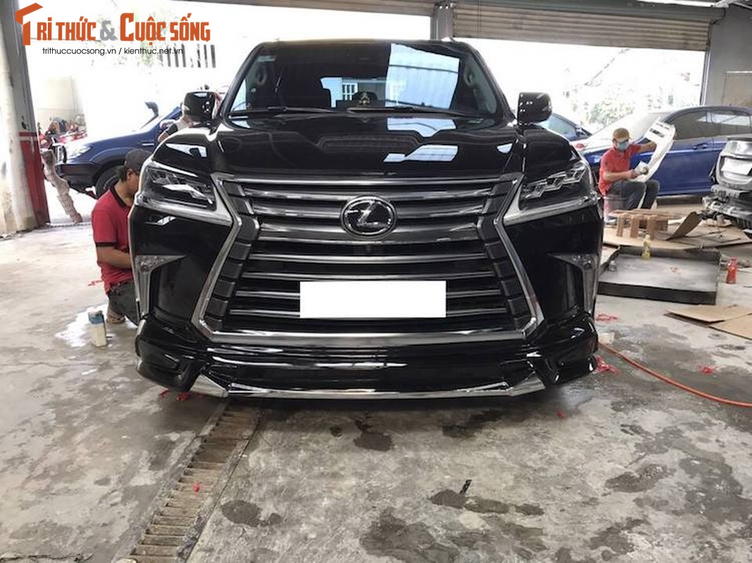 Tho Viet do SUV Lexus LX570 cuc ngau voi bodykit thua-Hinh-2