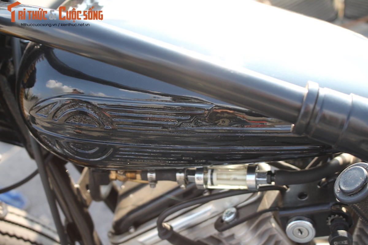 Harley-Davidson do bobber hardtail “doc nhat” Viet Nam-Hinh-5