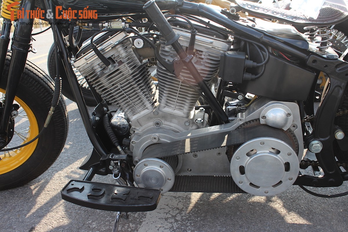 Harley-Davidson do bobber hardtail “doc nhat” Viet Nam-Hinh-6