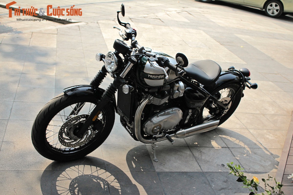 Can canh Triumph Bonneville Bobber gia 580 trieu tai Ha Noi-Hinh-2