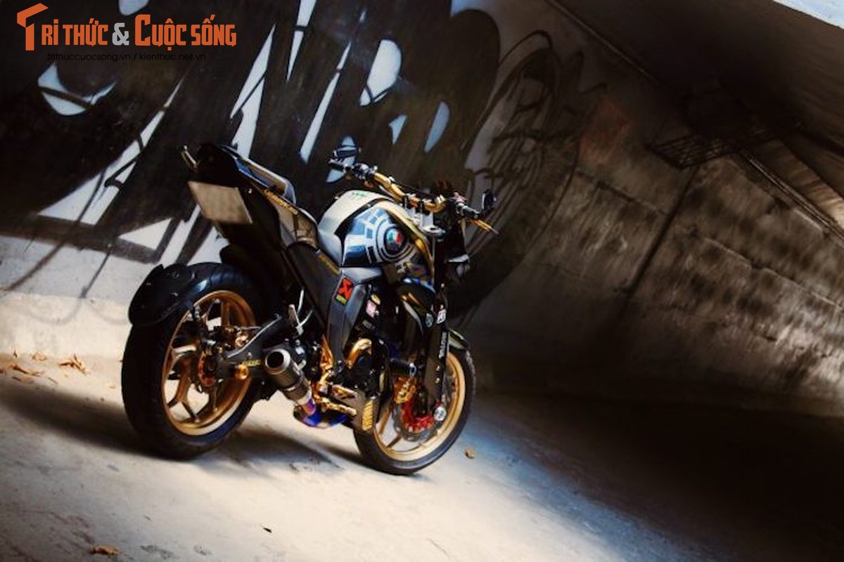 Dan choi Sai Gon do naked-bike Yamaha FZ-S “dai chat